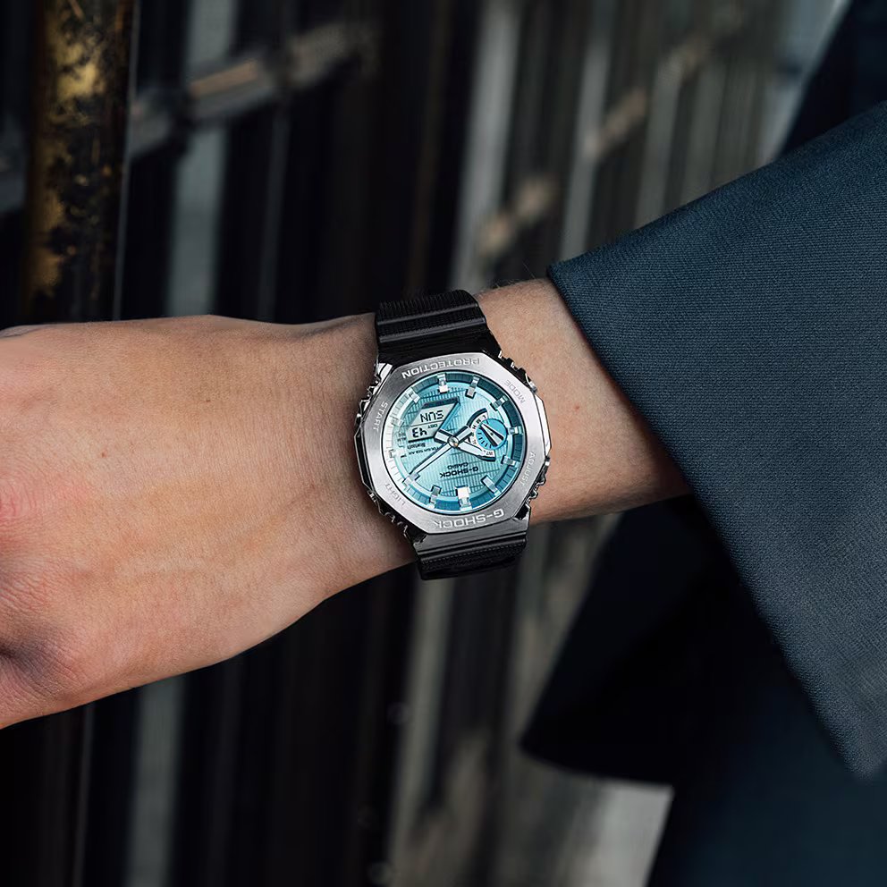 G-Shock G-STEEL 2100 Serie Quartz Men&#39;s Watch GBM2100A-1A2