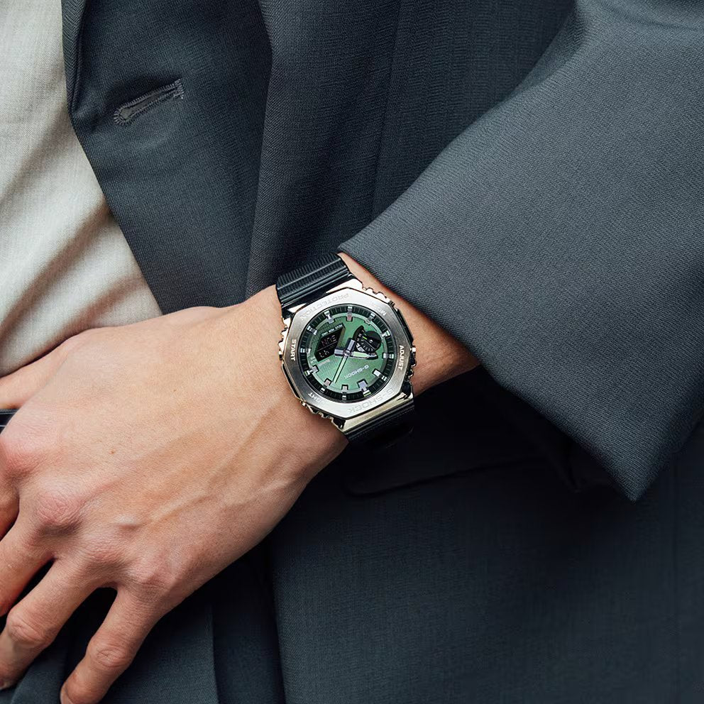 G-Shock G-STEEL 2100 Series Solar Men&#39;s Watch GBM2100A-1A3