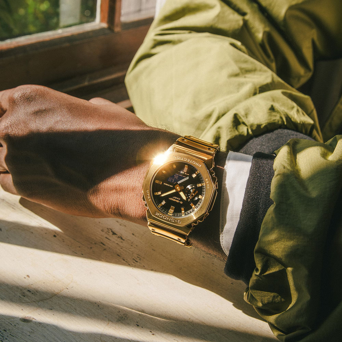 G-Shock G-STEEL 2100 Series Quartz Men&#39;s Watch GM2100YMG-9A