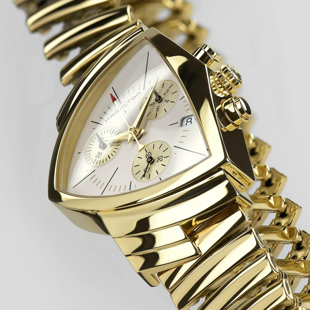 Hamilton Ventura Chrono Quartz Men&#39;s Watch H24422151