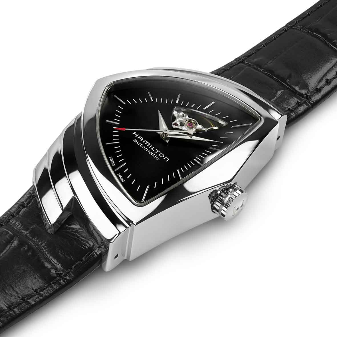 Hamilton Ventura Open Heart Automatic Men&#39;s Watch H24515732