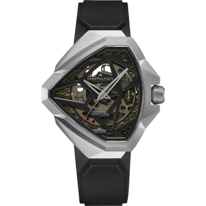 Hamilton Ventura Edge Skeleton Automatic Men&#39;s Watch H24635330