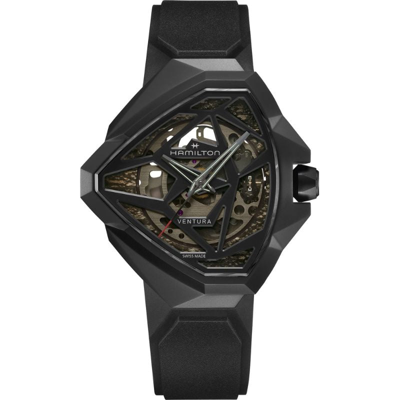 Hamilton Ventura Edge Skeleton Automatic Men&#39;s Watch H24645330