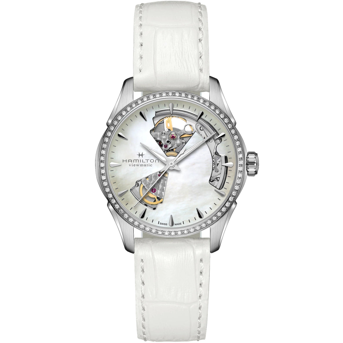 Hamilton Jazzmaster Open Heart Automatic Women&#39;s Watch H32205890