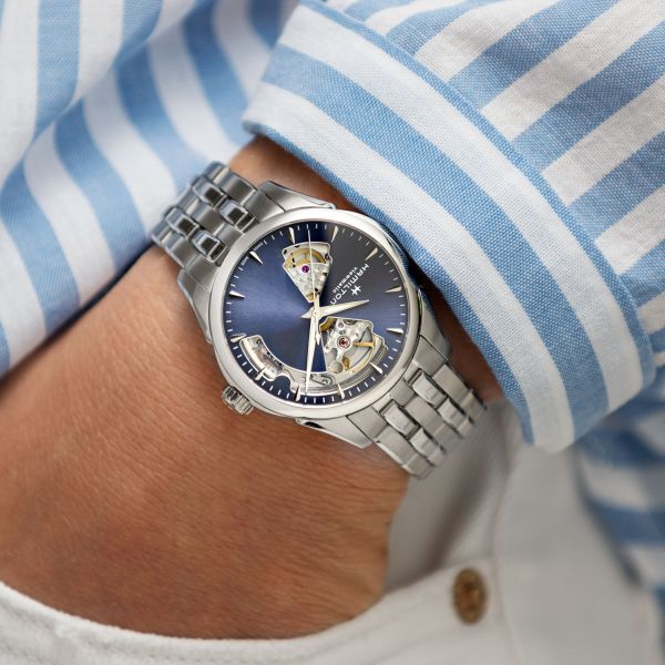 Hamilton Jazzmaster Open Heart Automatic Womens Watch H32215141