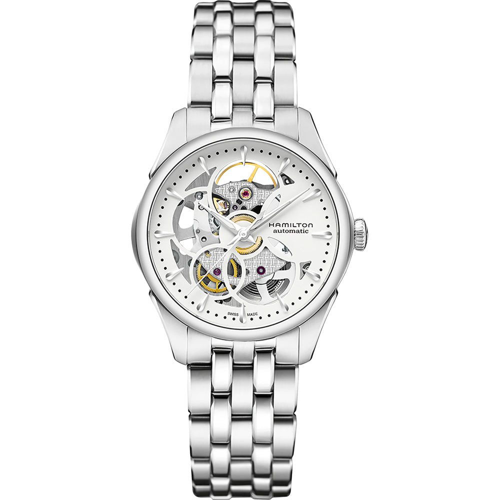 Hamilton Jazzmaster Skeleton Automatic Women&#39;s Watch H32405111
