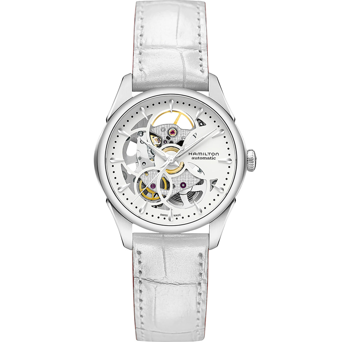 Hamilton Jazzmaster Skeleton Automatic Women&#39;s Watch H32405811
