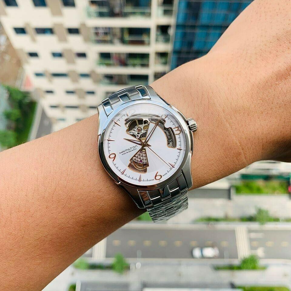Hamilton Jazzmaster Open Heart Automatic Mens Watch H32565155