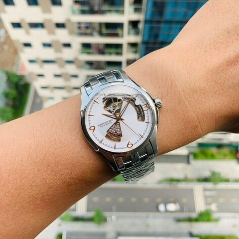 Hamilton Jazzmaster Open Heart Automatic Mens Watch H32565155