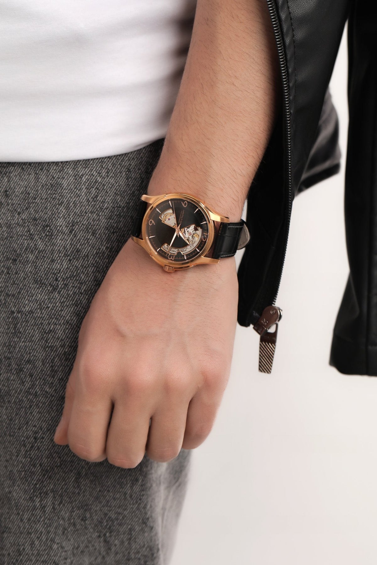 Hamilton Jazzmaster Open Heart Automatic Mens Watch H32575735