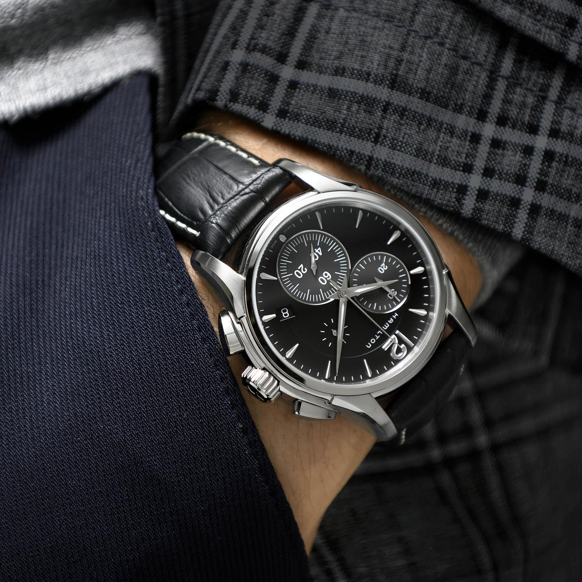 Hamilton Jazzmaster Automatic Chrono Mens Watch H32612731