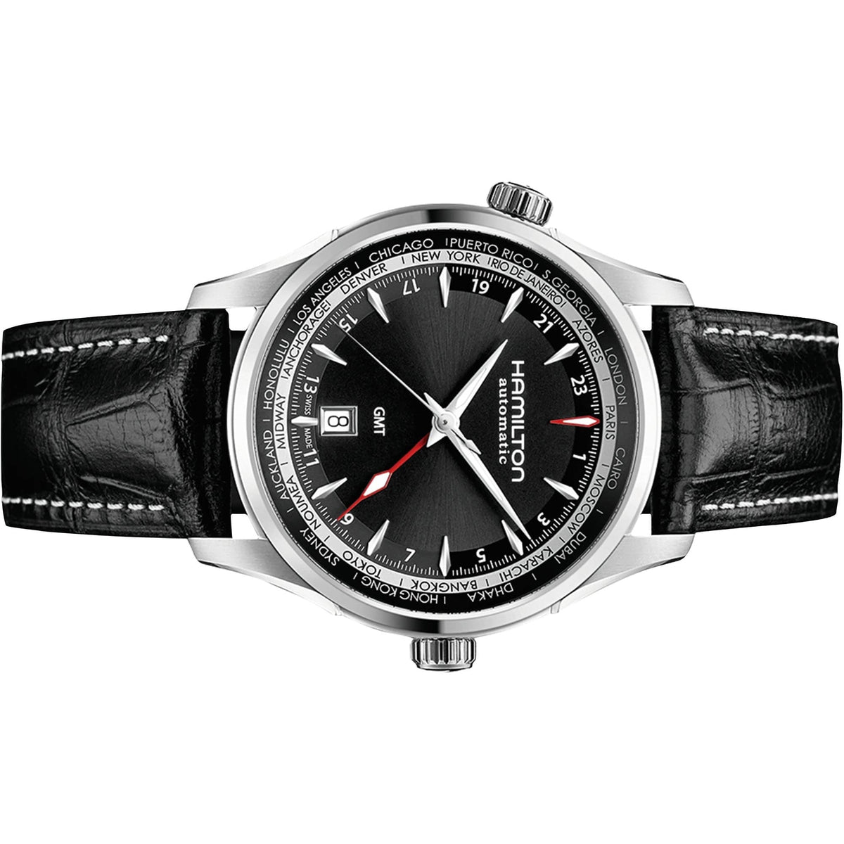 Hamilton Jazzmaster GMT Automatic Men&#39;s Watch H32695731