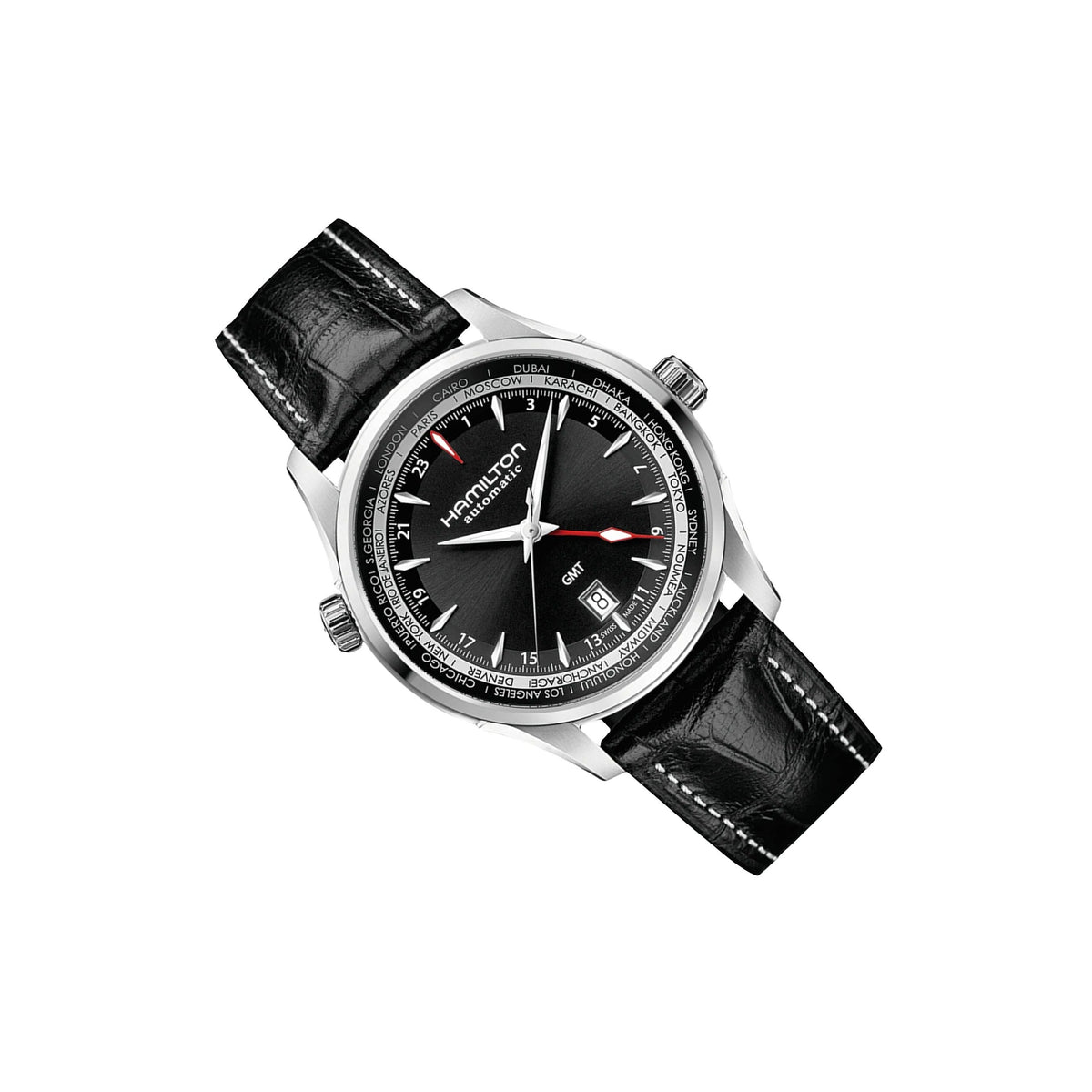 Hamilton Jazzmaster GMT Automatic Mens Watch H32695731