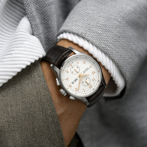 Hamilton Jazzmaster Maestro Automatic Chrono Mens Watch H32766513
