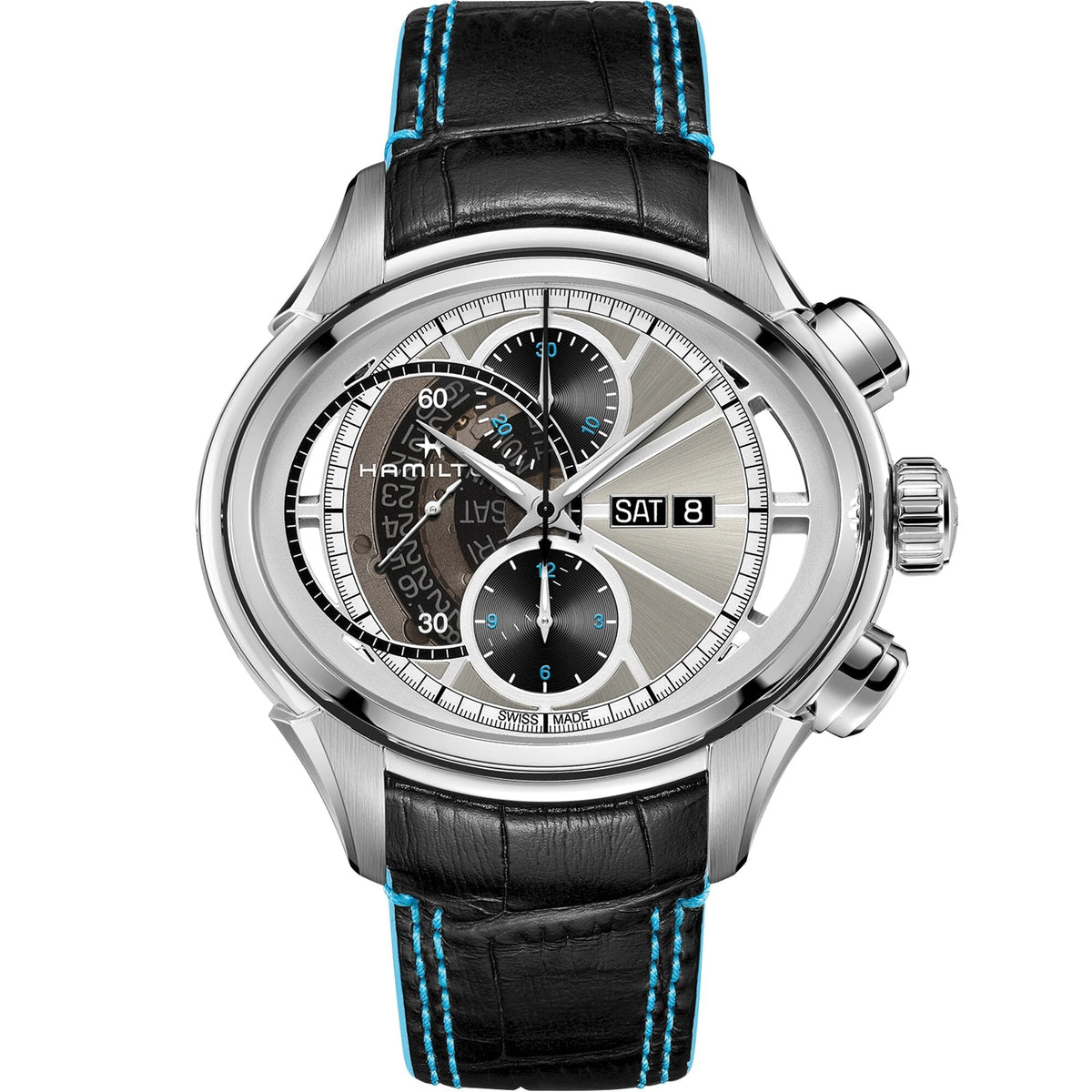 Hamilton Jazzmaster Face 2 Face II Automatic Chrono Men&#39;s Watch H32866781