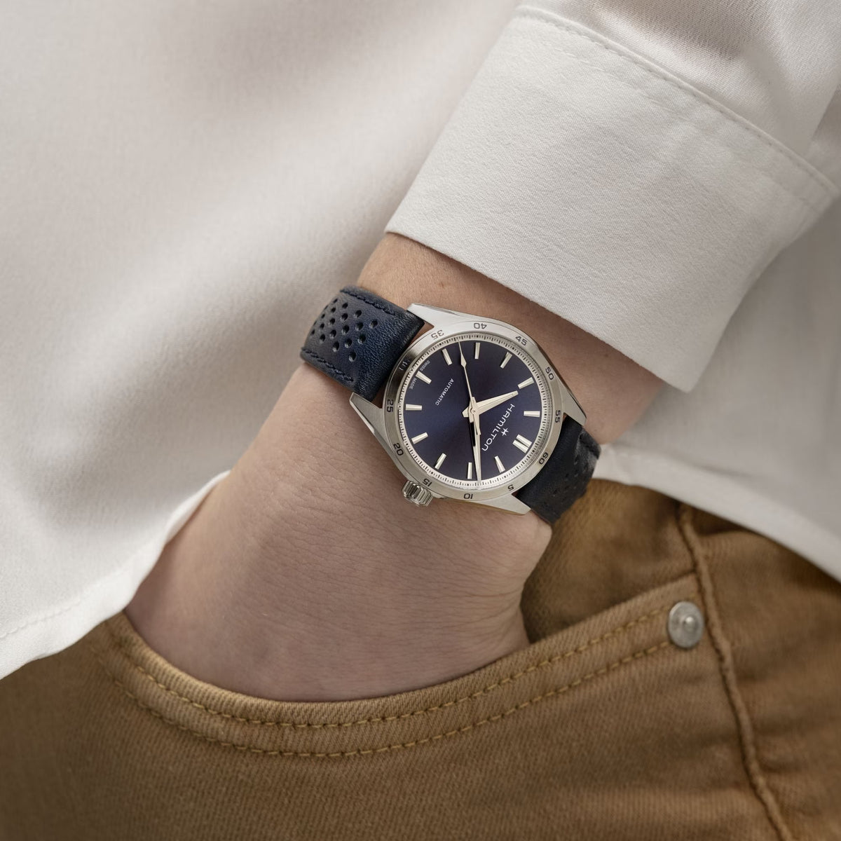 Hamilton Jazzmaster Performer Automatic Womens Watch H36115640