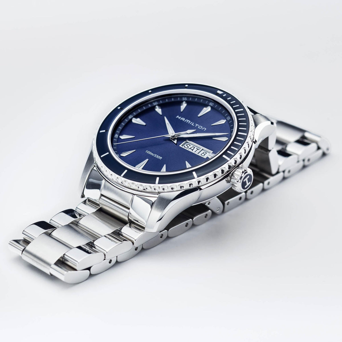 Hamilton Jazzmaster Seaview Day Date Quartz Men&#39;s Watch H37551141