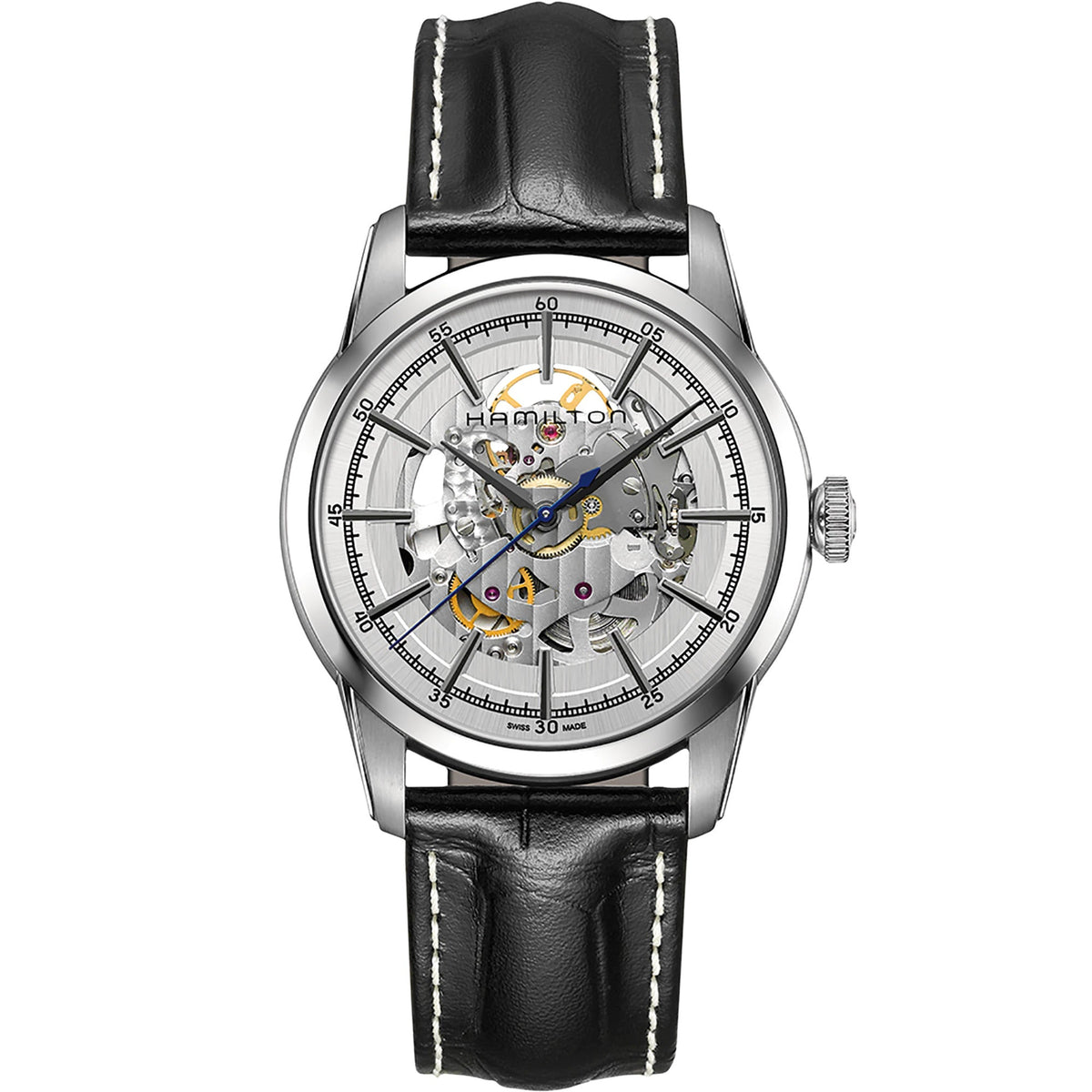 Hamilton American Classic RailRoad Skeleton Automatic Men&#39;s watch H40655751