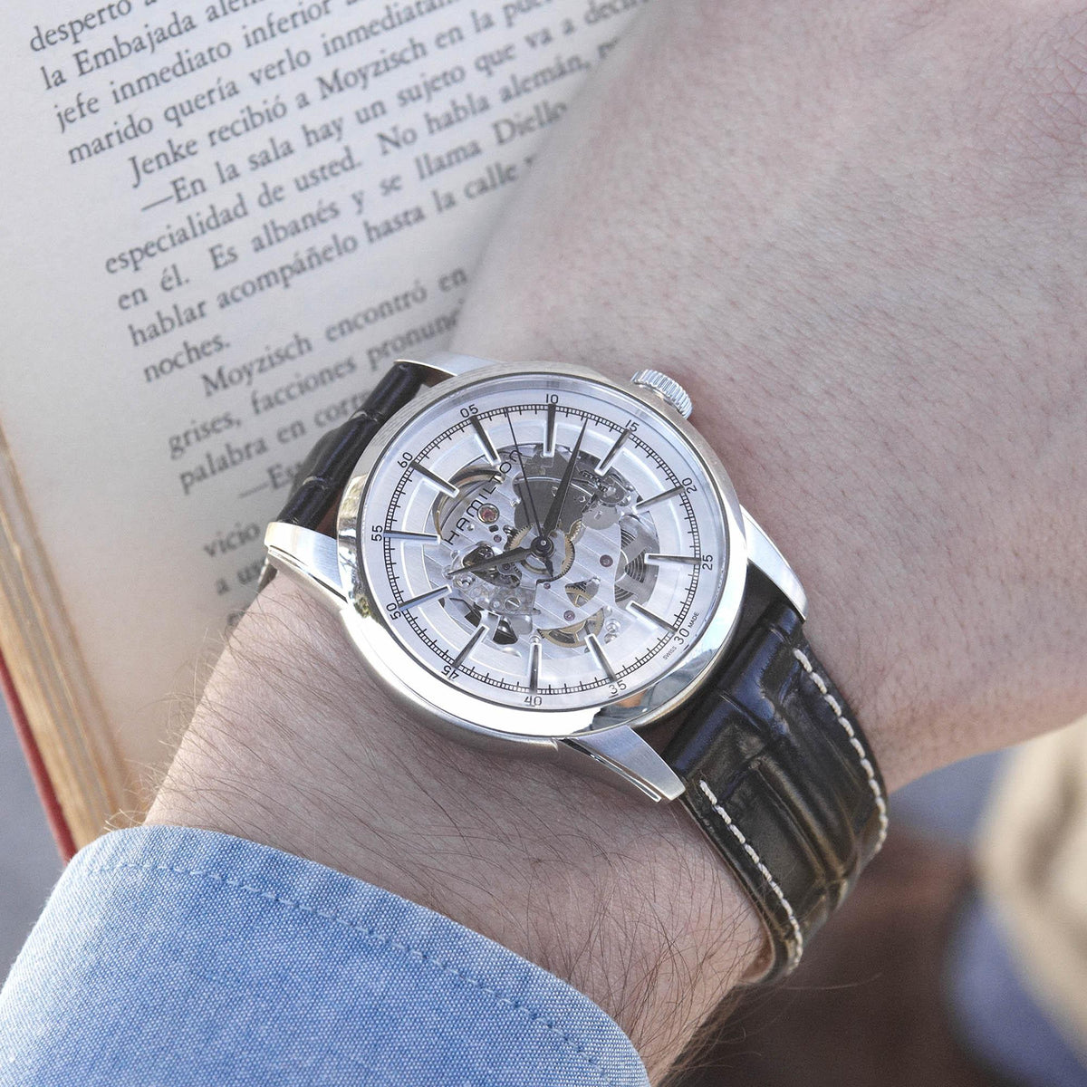 Hamilton American Classic RailRoad Skeleton Automatic Mens watch H40655751