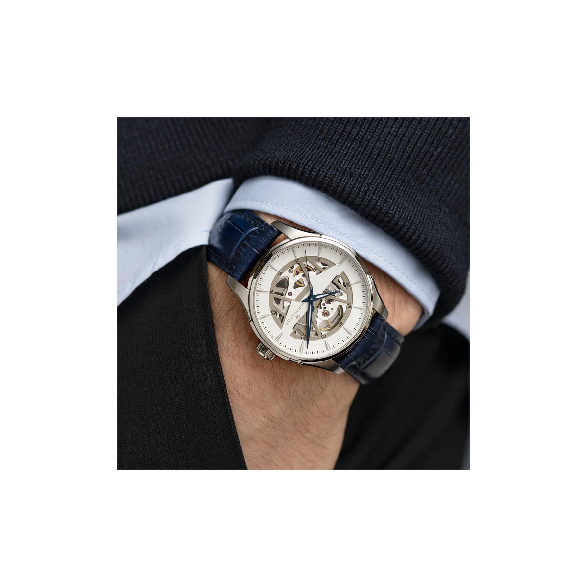 Hamilton Jazzmaster Skeleton Automatic Mens Watch H42535610