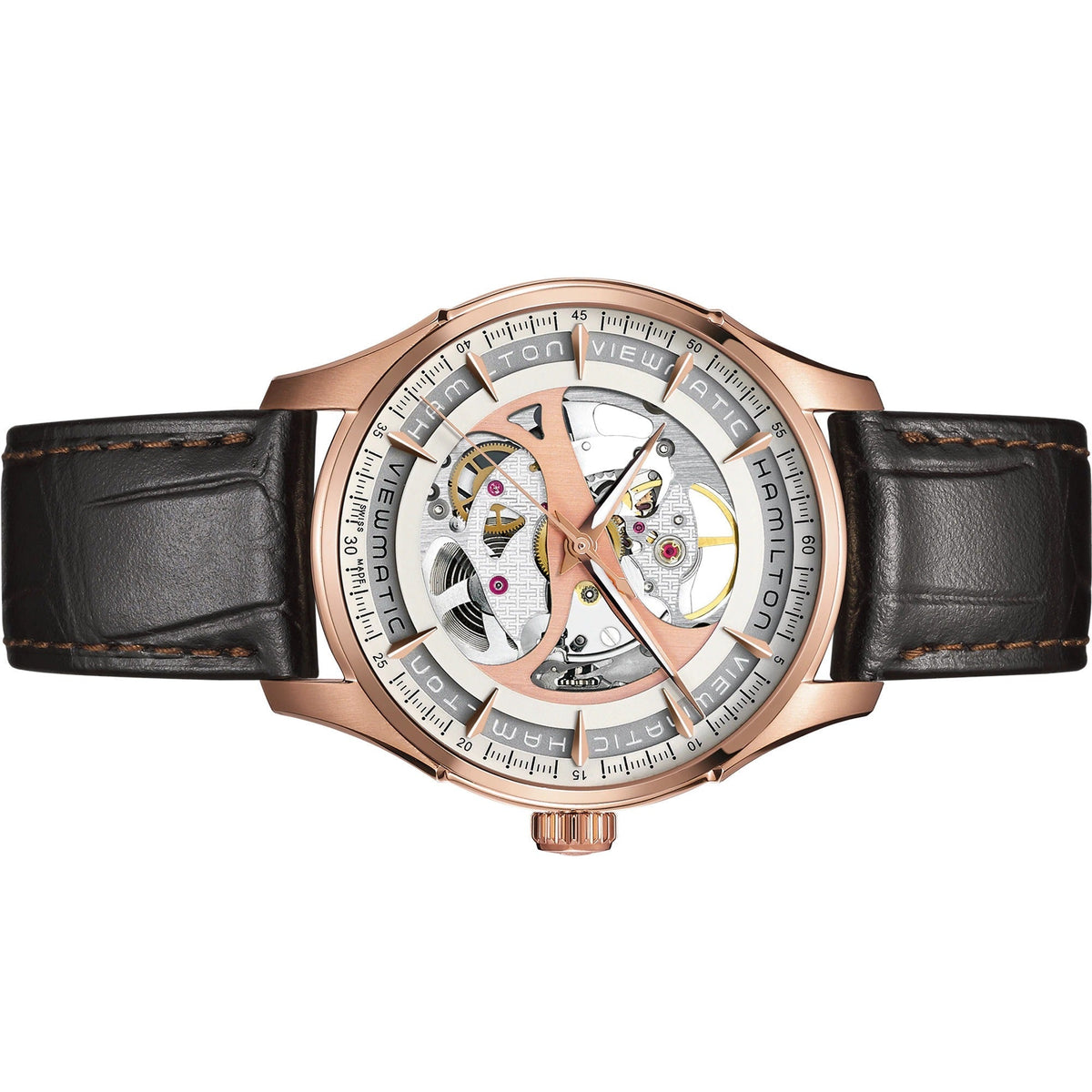 Hamilton Jazzmaster Viewmatic Skeleton Automatic Men&#39;s Watch H42545551