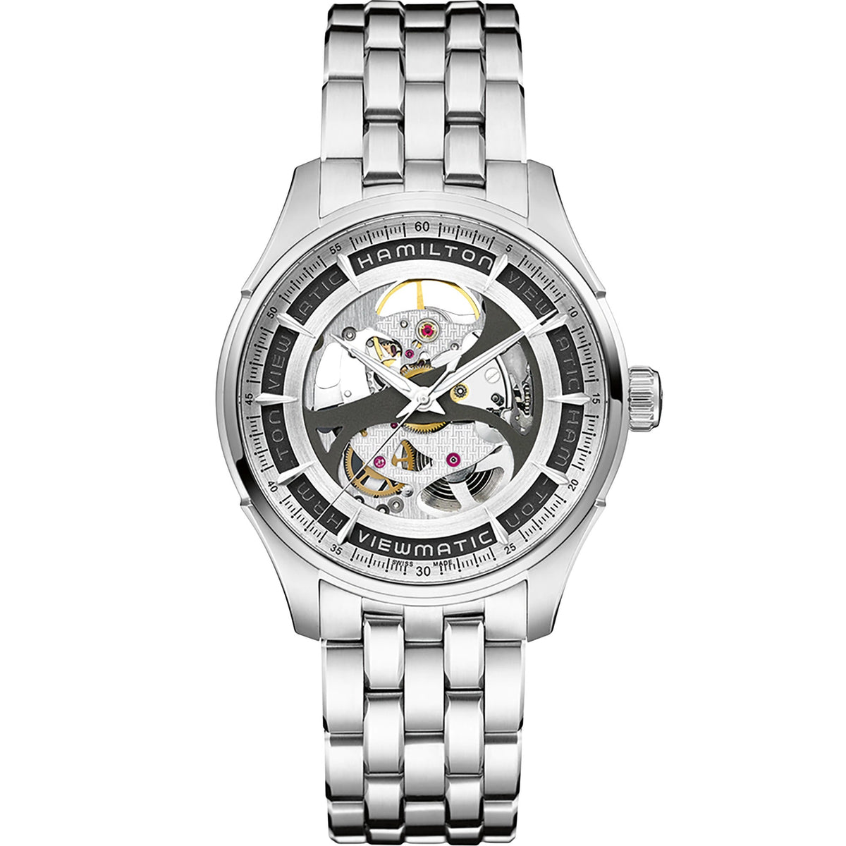 Hamilton Jazzmaster Viewmatic Skeleton Automatic Men&#39;s Watch H42555151