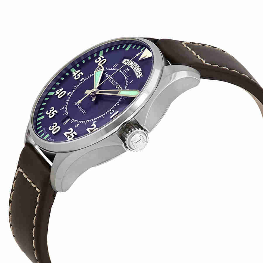 Hamilton Khaki Aviation Pilot Day Date Automatic Men&#39;s Watch H64615545