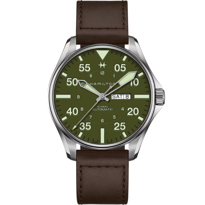 Hamilton Khaki Aviation Pilot Schott NYC - Limited Edition Automatic Men's Watch H64735561