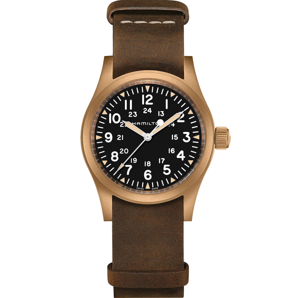 Hamilton Khaki Field Mechanical Bronze Men&#39;s Watch H69459530