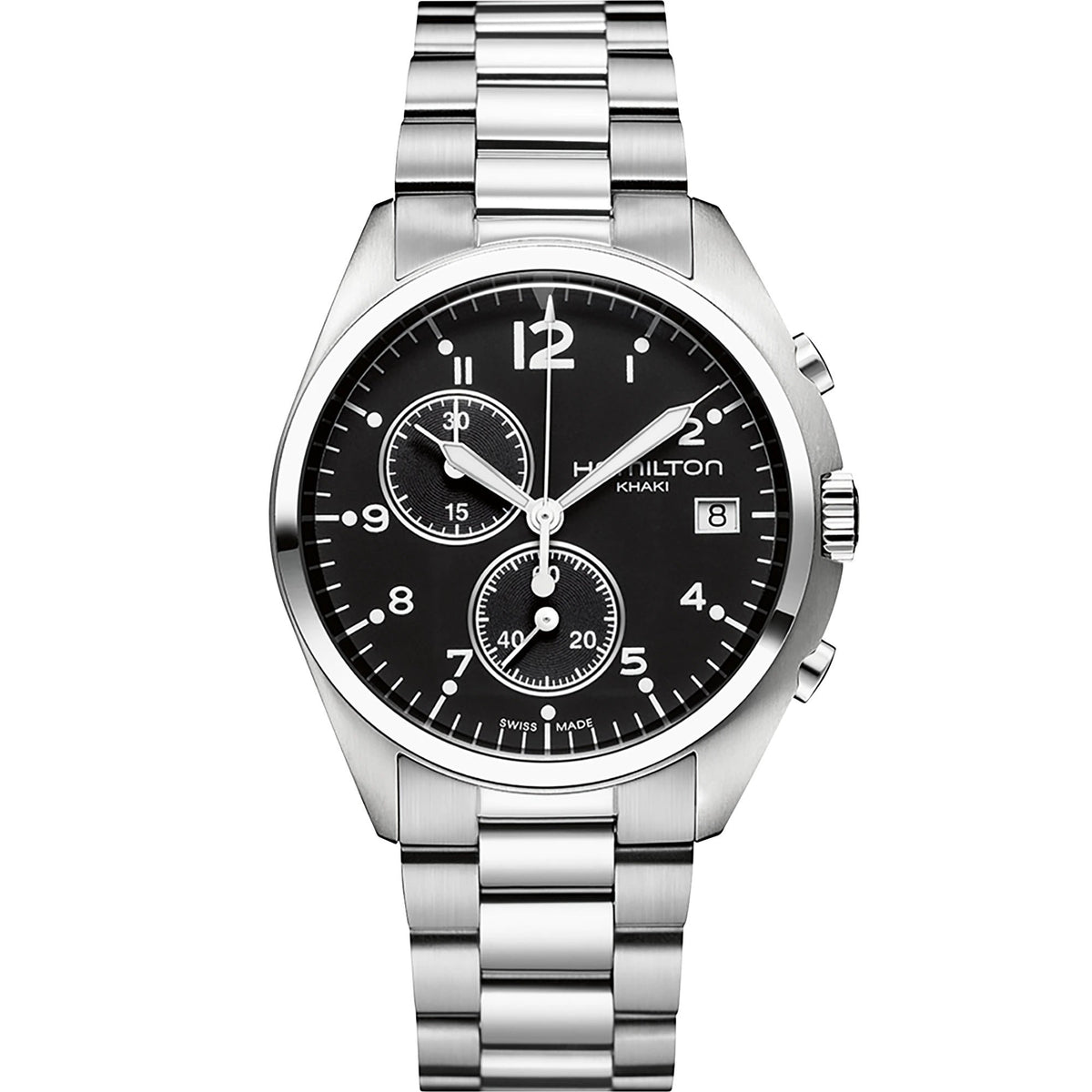 Hamilton Khaki Aviation Pilot Pioneer Chrono Quartz Men&#39;s Watch H76512133