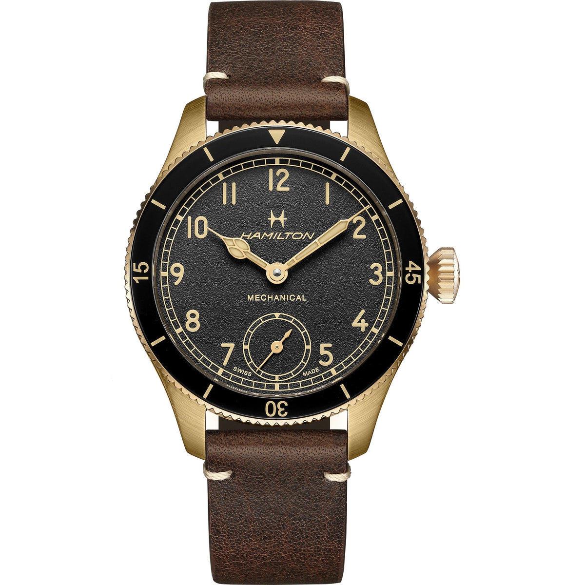 Hamilton Khaki Aviation Pilot Pioneer Bronze Men&#39;s Watch H76709530