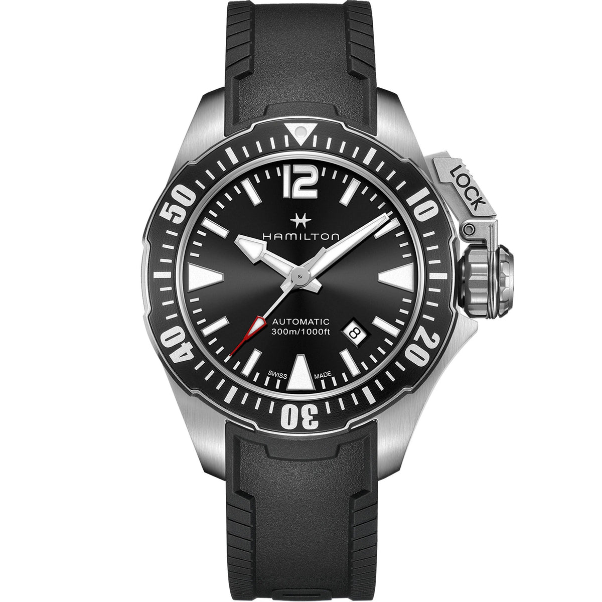 Hamilton Khaki Navy Frogman Automatic Men&#39;s Watch H77605335