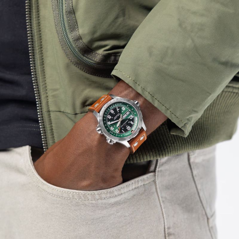 Hamilton Khaki Aviation X-Wind Day Date Automatic Mens Watch H77735560