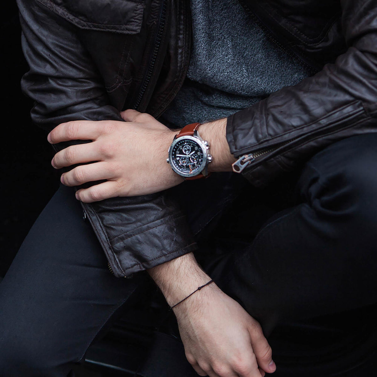 Hamilton Khaki Aviation X-Wind GMT Chrono Quartz Mens Watch H77912535