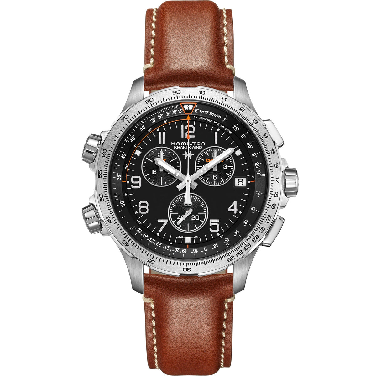 Hamilton Khaki Aviation X-Wind GMT Chrono Quartz Men&#39;s Watch H77912535