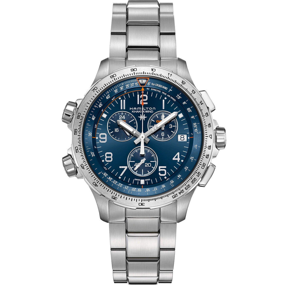 Hamilton Khaki Aviation X-Wind GMT Chrono Quartz Men&#39;s Watch H77922141