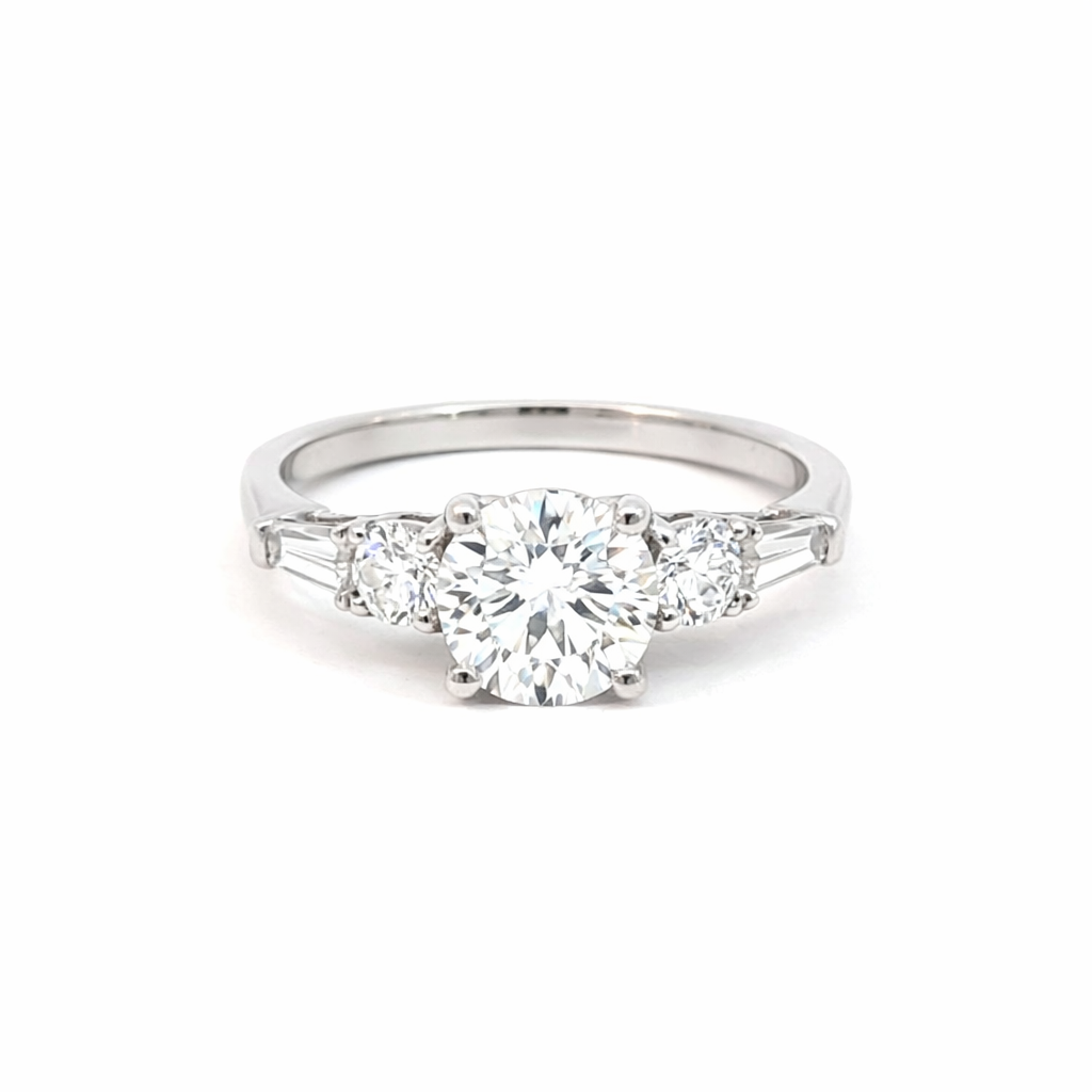 14K White Gold 1.50 CTW Lab Grown Diamond Engagement Ring