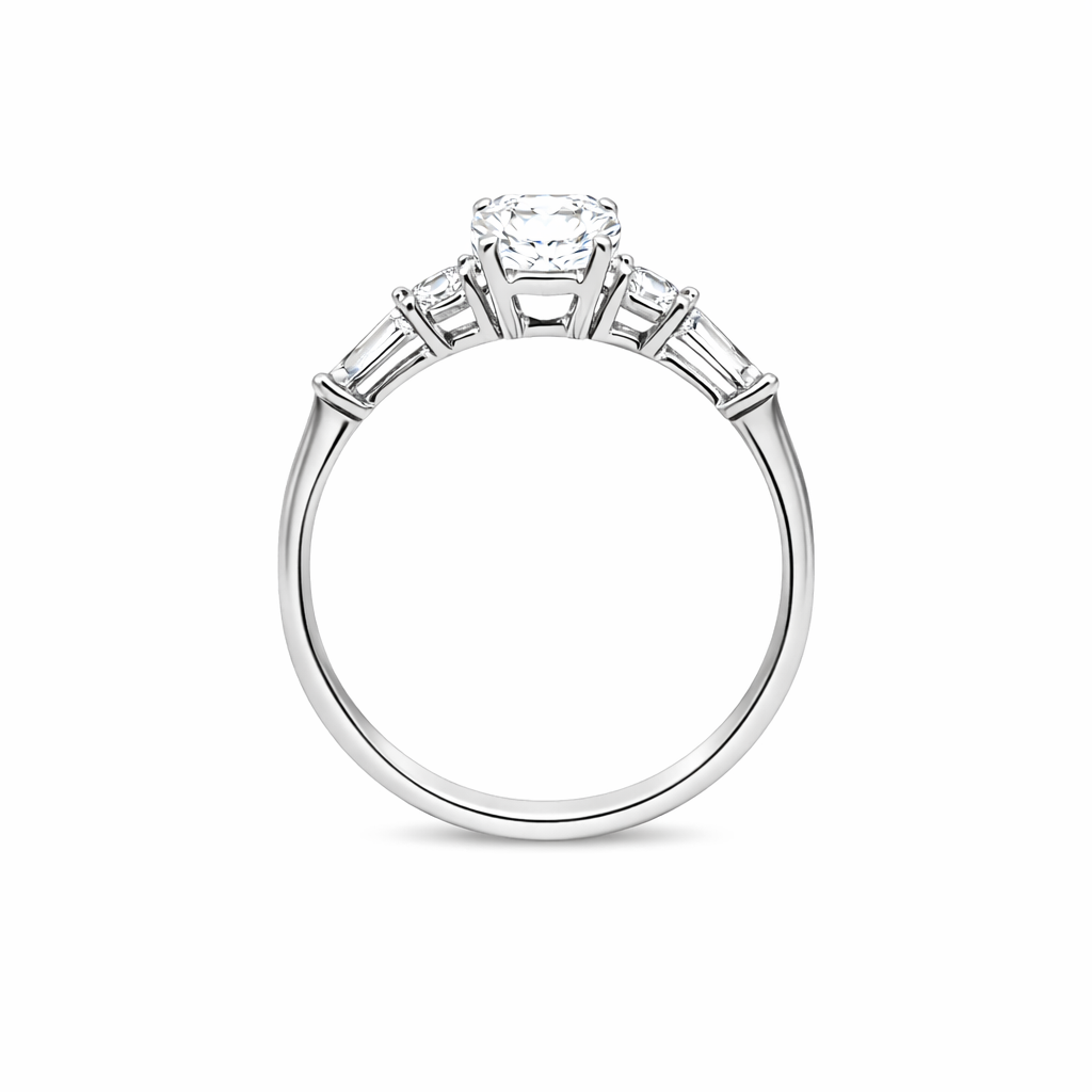 14K White Gold 1.50 CTW Lab Grown Diamond Engagement Ring