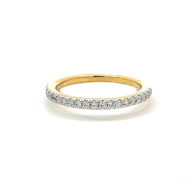 10K Yellow Gold 0.25TDW Lab Grown Diamond Band