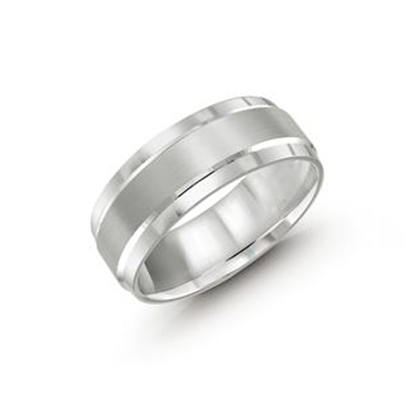 10, 14 Karat 8mm Fancy Hollow Wedding Band