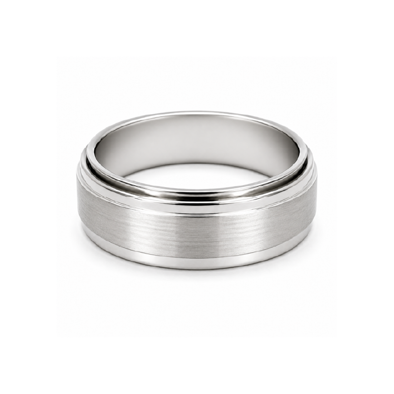 14 Karat White Gold Mardini Wedding Band
