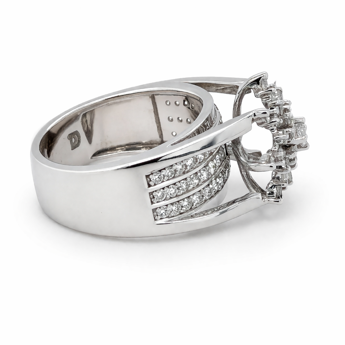 0.75 Ct TDW Diamond 10K White Gold Star Bright Special Ring