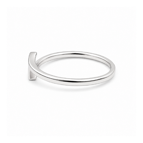 10K White Gold 0.03 TDW Diamond Ring