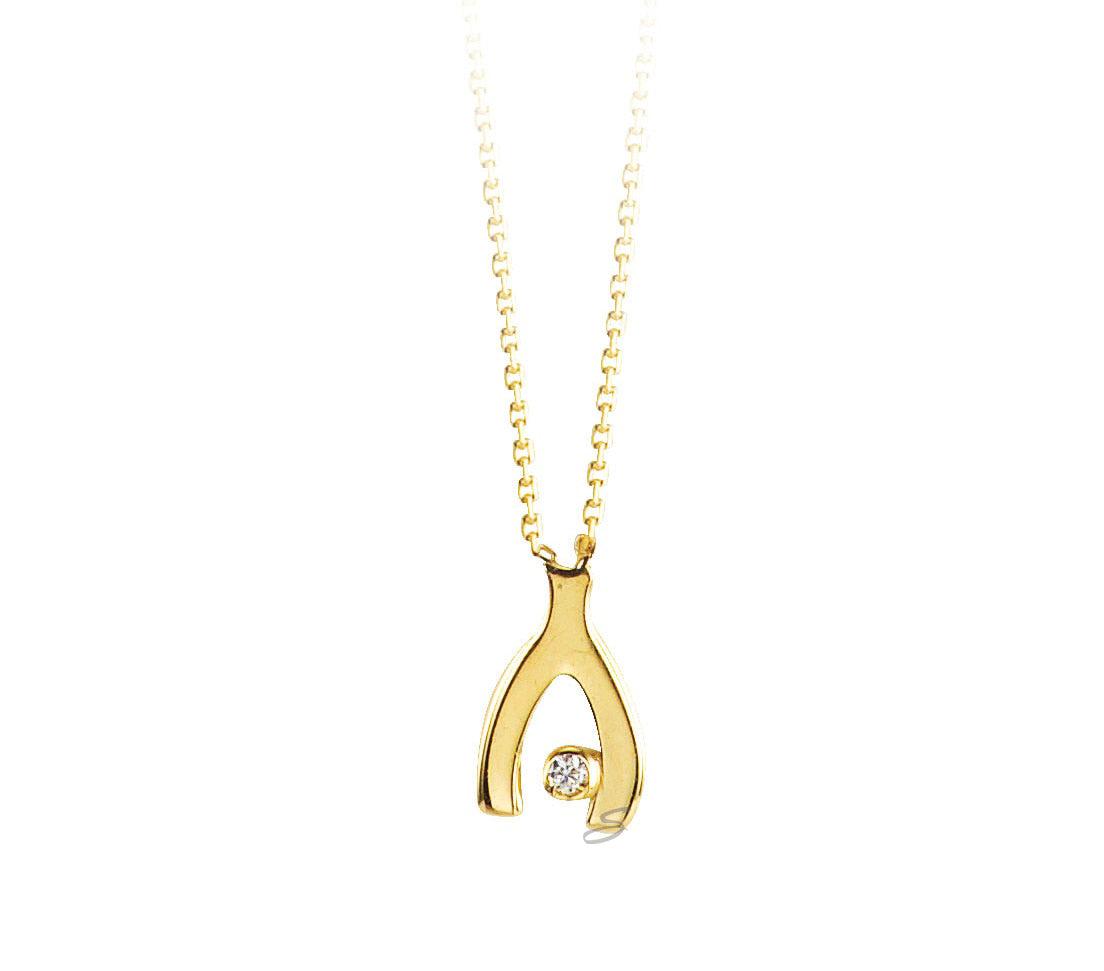 10K Yellow Gold Diamond Fancy Necklace with Chain