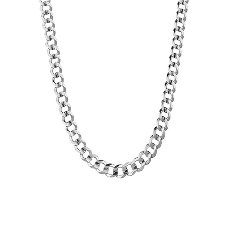 Sterling Silver 20" 5.5mm Cuban Link Chain