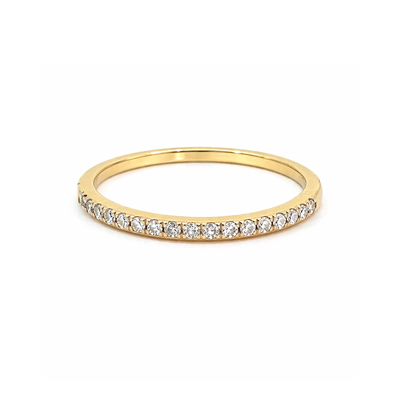 10K Yellow Gold 0.25TDW Lab Grown Diamond Band