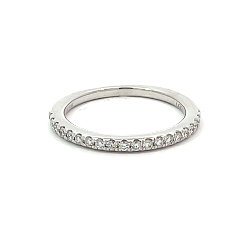 10K White Gold 0.25TDW Lab Grown Diamond Band