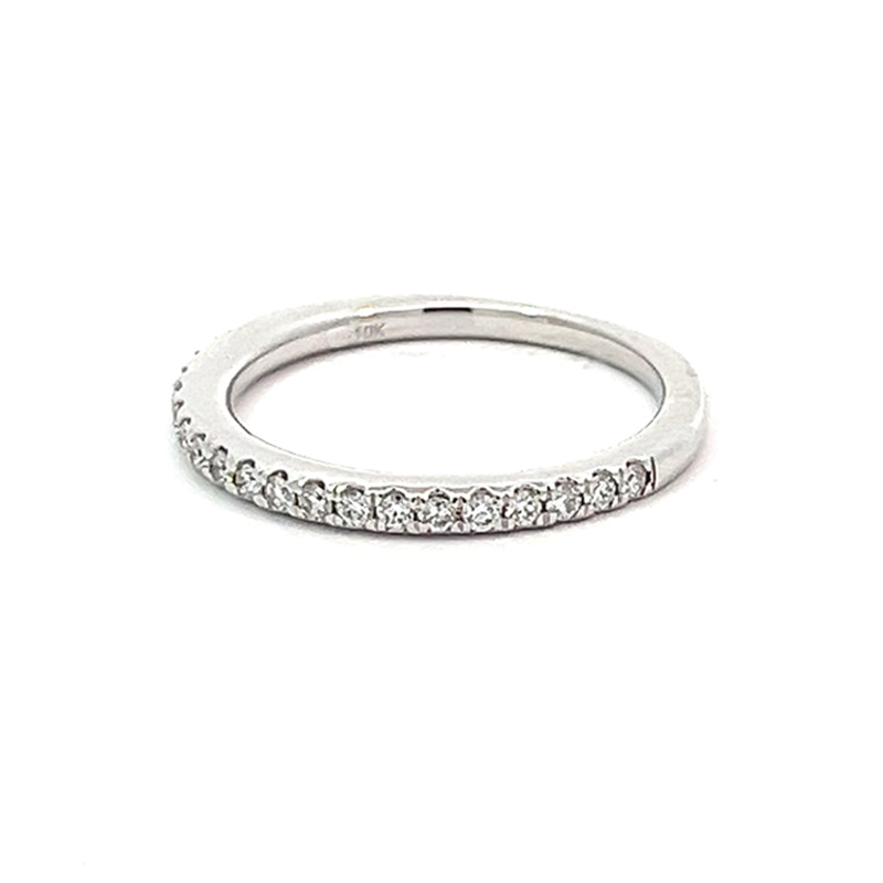 10K White Gold 0.25TDW Lab Grown Diamond Band