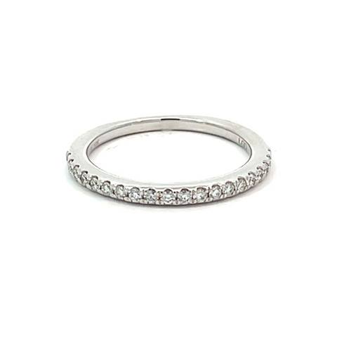 10K White Gold 0.25TDW Lab Grown Diamond Band