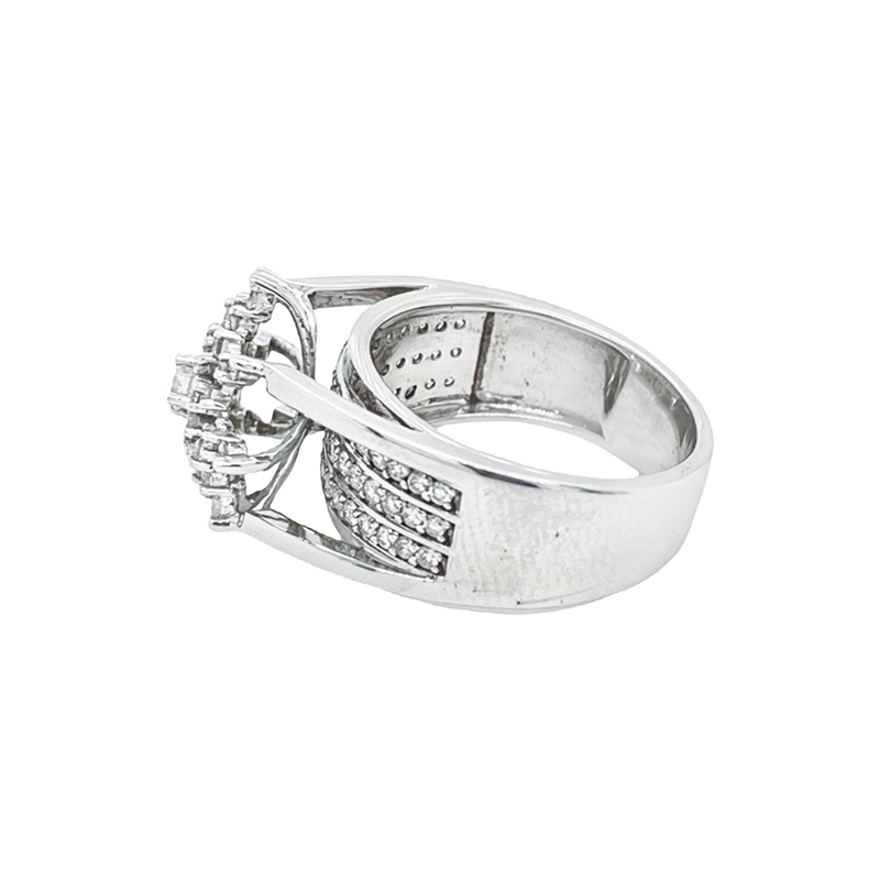 0.50 Ct TDW Diamond 10K White Gold Star Bright Special Ring